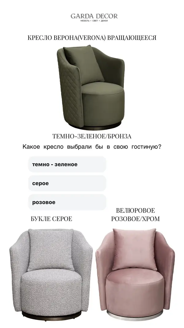 Опрос — какое кресло выбрали бы вы